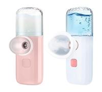Ungtyb Eye Mist Sprayer, Handheld Eye Washer, Refreshing Hydrating Mist, Relieves Eyes Fatigue, Doux Deep Cleaning Ideal for Digital Device Users, 1,69 x 1,93 x 5,43 in