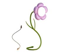 Ungtyb Flower Design Night Light, Adjustable Touch Lamp, USB Portable Flower Lamp, Touch Sensitive Desk Lamp 7,8 x 7,8 x 4,1 cm for Table Bed Room, Indoor, Home, Pink, Purple, Yellow Color