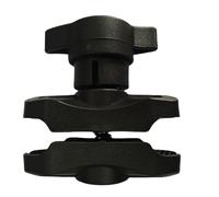 Ungtyb Handlebar Clamp Mount Base - Ball Clamp Mount Base for Handlebar | Shock-Absorbing Heavy Duty Alloy Support for Smartphone, Sport Camera, Bike, Motorcycle, Outdoor Riding, Travel Use