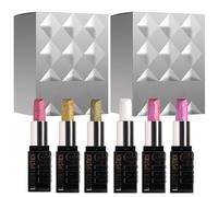 Ungtyb High Shine Lipstick, Moisturizing Lip Gloss, Dazzling Shimmering, Gloss Set Women, Non Smudge Moisturizing Perfect for Girls and Teens, 3,6g X 3 Pieces
