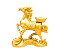 Ungtyb Horse Statue - 2026 Good Luck Auspicious Chinese Decor, Wealth Table Statue Figurine for New Year, Office Desk Shelf Cabinet Entryway Living Room Attract Prosperity and Fortune