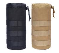 Ungtyb Hydration Carrier Bag, Bottle Sleeve Holder, Strong Spacious Secure, Hiking Water Pouch, Best Hydration Holder for Hike and Camping, 3,94 x 9,06, Kaki, riferimento Alla descrizione, Se