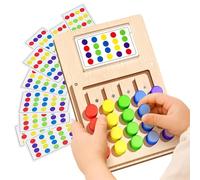Ungtyb Jouets d'appariement des couleurs,Jouet de Puzzle à Glissière Colorée sur Plateau,Jeu de puzzle glissant casse-tête | Pour adolescent, enfant, personne âgée, voyage, maison, vacances, extérieur
