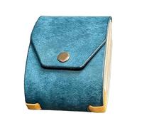 Ungtyb Leather Wallet, Slim Money Organizer, Magnetic Clasp, Compact Design Easy Access Wallet Ideal to Cash and Unisex, Ideal for Everyday Use, 1 pièce, Bleu, riferimento Alla descrizione, Se