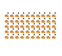 Ungtyb Lollipop Holder Cards - 50pcs Halloween Pumpkin & Ghost Treat Wrappers | Party Decoration for Candy, Biscuits, Snacks, Perfect for Kids, Weddings, Birthdays, Baking & Classroom Events