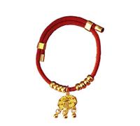 Ungtyb Longevity Lock Dog Collar, Collier de Cou pour Animaux de Compagnie, Collier de Cou Chanceux Rouge, Rouge, Chanceux Rouge Chinois Nouvel an Animal Featuring a Ornement