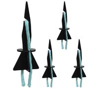 Ungtyb Lot de 4 pics d'arrosage automatiques réutilisables pour la maison | Dispositifs d'arrosage automatique pour l'intérieur, en pot, maison, fleurs, vacances, tomate, maison, croissance, jardin