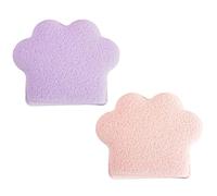 Ungtyb Makeup Remover Sponge, Enlarged Cat Paw, Soft Reusable Glove Type, Compressed Facial Sponges Ideal for Skincares and Bathing, 5.1 X 4.13 X 0.78 Inches