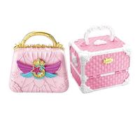 Ungtyb Makeup Set, Girls Toy Kit, Princess Dress Up, Fun Holiday Includes Storage Case Perfect for Birthday Parties, Creative Playtime, Interactive Accessories, 7.48x6.42x5.31 in