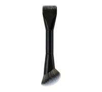 Ungtyb Maquillage Brushes, Double-Ended Beauty Tool, Silky Bristles with High Pigment Pickup, Contour and Powder Applicator for Cream or Eyeshadow Blending, Face Sculpting Cosmetics Use 6,77 x 1,57 x