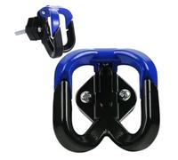 Ungtyb Moto Luggage Hook, Double crochet crochet pour Moped, Scooters, and Wheelchairs, Portable Stroller Hook for Front Storage, Ajustable Hook for Easy Transportation of Items, bleu,