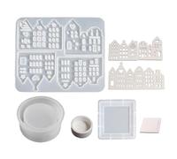 Ungtyb Moule pour photophore, moule creux pour bougie chauffe-plat, moules à base de bougies, moules en résine époxy, moule de décoration de table, moule artisanal, moule pour bougeoir en résine