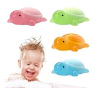 Ungtyb Natural Oil Soap, Turtle Shaped Kids Soap, Travel Friendly, Gentle Hand Cleanser, Organic Animal Shaped Purifier Moisturizing Bathing Bar for Boys and Girls, 4 Pieces