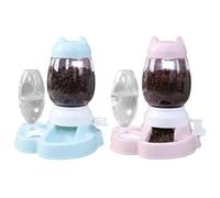 Ungtyb Nourriture automatique, alimentation lente, jouets interactifs, jouets pour chiots, jouets poussoirs, mangeoires pour animaux de compagnie avec distributeur d'eau et puzzles pour