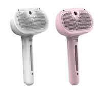 Ungtyb Pet Grooming Brush, Cat Detangling Comb, Dog Hair Brush, Rechargeable Design, Built in Spray Function Travel Friendly Ideal for Home and Outdoor Travel, 1*