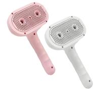 Ungtyb Pet Grooming Brush, Shedding Tool, Steamy Massager, Durabled Detachable Head Ergonomic Handle Massager Perfect for Home Use, 7,48 x 4,33 x 2,68 Inches