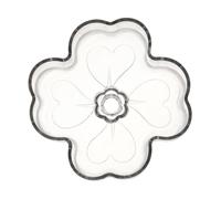 Ungtyb Plat d'alimentation pour Aquarium - Plateau de Nourrissage en Forme de avec Ventouse pour Aquarium,Récipient pour Aliments de Poisson,pour Tortue, Betta, Tetra, Crevette, Eau Douce, Eau Salée