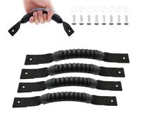 Ungtyb Poignées de Kayak renforcées,Lot de 4 Fixations Robustes avec vis,Accessoires pour Rails de Kayak - pour Portes, galerie de Toit, extérieur, Nautique, canoë, Paddle, Bagages, Sports