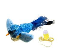 Ungtyb Réaliste Flapping Bird Toy, Durable Cat Bird Toy, Interactive Cat Toy, Flying Bird Cat Toys with Interactive and Engaging Design 3,15 x 4,72 x 3,35 inches for Indoor (1 pièce)