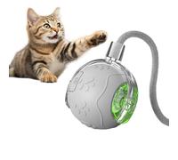 Ungtyb Rolling Cat Toy, Puzzle Kitten Ball, Intelligent Pet Toy, Motion Sensor Ball with Versatile and Floor Friendly for Preventing Boredom and Anxieties, 2.24x2.24 inches