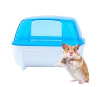 Ungtyb Salle de bain pour hamster | Bac à litière pour hamster, chinchilla, salle de bain, accessoires nains, stable pour nain, chinchilla, gerbille