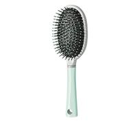 Ungtyb Scalp Massage Brush, Detangling Hair Comb, Ergonomic Grooming Tool, Soft Silicone Bristles Non Slip Grip Black for Shower Spa and Daily Use, 2,64 x 1,38 x 9,25 Inches