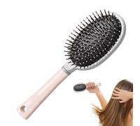 Ungtyb Scalp Massage Brush, Detangling Hair Comb, Ergonomic Grooming Tool, Soft Silicone Bristles Non Slip Grip Black for Shower Spa and Daily Use, 2,64 x 1,38 x 9,25 Inches