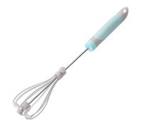 Ungtyb Semi-automatique Egg Beater, Hand Push Rotary Whisk Mixer with Stainless Steel Bladess and Ergonomic Handle, Made with High-Quality Pp Rubber Nylon Material, 14,17 x 2,36 in