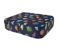Ungtyb Siège de salle à manger pour bébé, Siège de voyage pour bébé avec fond antidérapant, Avec ceinture de sécurité, coussin surélevé pour chaise lavable,