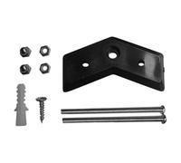 Ungtyb Skateboard Rack, Wall Mount, Display Stand, Vertical Storage, Space-Saving Design, Single Holder, Garage Bedroom Living Room Use, 69 x 74,6 mm Black