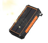 Ungtyb Solaire Powerbank, chargeur à main, pliable étanche, design intégré, intégré à LED, batterie de secours hors grille, batterie de secours pour camping, pêche à domicile, 6,54 x 3,35 x 1,38 cm
