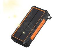 Ungtyb Solar Powerbank, Hand-Cranked Charger, Foldable Waterproof Design, Built-In LED Emergencies Light, Off-Grid Backup Battery for Camping Fishing Travel Home Electronic Device Use 6.54x3.35x1.38in