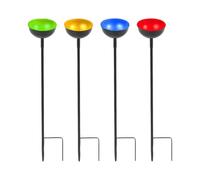 Ungtyb Station d'eau pour Abeilles Jardin | Pack de 4 Abreuvoirs à Abeilles pour Espaces Verts | Décoration Extérieure Résistante Rouille pour Cour Pelouse Arrière-Cour