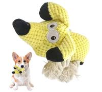 Ungtyb Sturdy Dog Plush Toys, Interactive Dog Entertainment Toys, Squeaky Dog Toys, Decorative Plush Dogs Toy for Stimulation, Entertainment, Interaction, Learning, Multicolor