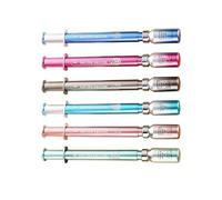 Ungtyb Stylos Seringues, 0,38 mm Pointe Fine Nouveauté Réaliste Écriture Fluide, Stylos à Encre Gel pour Étudiants, Pour Étudiants, Adultes À L'École À La Maison Au Bureau Pour La Prise De Notes Et