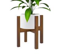 Ungtyb Support de d'Angle - Support à Largeur Réglable pour Fleurs | De Style Mid-Century Modern | Décor pour Salon Coin Jardin Balcon Terrasse, Compatible Pots de 20 à 30 cm de