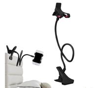 Ungtyb Support de téléphone col de cygne pour lit - Support de chevet flexible à bras long | Clip mains libres stable pour smartphone, table, cuisine, chambre à coucher, lecture, visionnage vidéo