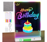 Ungtyb Tableau de Dessin LED pour | 1200mAh Fournitures De Dessin | Tableau Message Acrylique | Pour Maternelle Garderie École Maison Colonie de Vacances Activité de Groupe