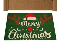 Ungtyb Tapis de porte d'entrée de Noël antidérapant et absorbant pour | Décorations de porte Merry Christmas pour fête de Thanksgiving, bureau, maison, chambre, jardin, école, dortoir