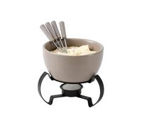 Ungtyb Tasse À Fondue,Mini en Céramique 450ml avec Fourchettes | Set De Fondue Au Chocolat avec Mug,pour Fromage Beurre Crème Sucrée Maison Cuisine Bureau Fête Camping Soirée