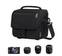 Ungtyb Travel Camera Bag, Shockproof Camera Bag, Professional Protective Camera Case, Camera Sling Bag, Traveling Camera Storage, Camera Sleeve Lightweight, Carrying Case for Most Cameras, Noir,