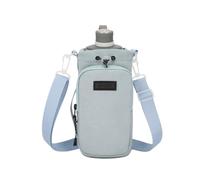 Ungtyb Water Bottle Carrier, Shoulder Strap Flask Holder, Lightweight Portable Bag, Adjustable Travel, Hands Water Container Holder for Men, Camping, Climbing, 23x10cm