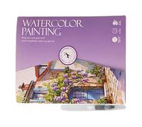 Ungtyb Watercolor Workbook Set, Beginner Paint Kit, Artistic Color Book, Painting Work Book with 12 Colors and Brush for Adults, Teens, Or Kids, 7,48 x 5,67 inches, B, riferimento Alla