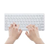 Ungtyb Wired Low-Noise Laptop Keyboard, Ultra-Slim USB Keypad, Lightweight Portable Typing Device, Laptop Keyboard for Men, Women, Tablets, and Laptops Black, White (1 Piece)