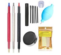 Ungtyb Wristwatch Repair Kit, Electronic Tools Set, Non Slip Maintenance, Comprehensive Care Accessories Ideal for Home and Travel Watch Care, 7.87x5.12x5.51 inches