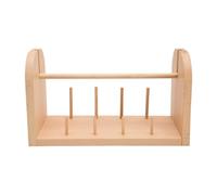 Ungtyb Yarn Holder Wood, Thread Organizer Storage, Spacious Stylish, Spool Thread Stand, Spool Mount for Keeping Embroidery Threads Tidy And Accessible, 0,43 x 4,72 x 5,91 in