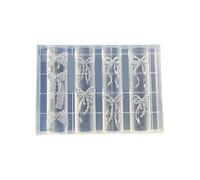 Unguis Moulage de danse en élastomère transparent pour décoration et travaux manuels