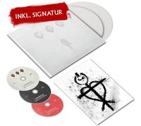 Unheilig - Unheilig, Neues Album 2026, Liebe Glaube Monster, Limited Graf Edition Weiße Doppelvinyl + 3 CD Hardcoverbuch (40 Seiten) + Signiert + Handgeschriebene Notizen [Vinyl LP]