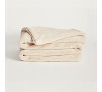 UnHide Lil' Marsh Couverture en Fausse Fourrure Durable, légère et Extra Douce - Lavable en Machine - Ajoutez Une Couche de Douceur à n'importe Quel lit, canapé ou Chaise de Lecture - Ours Beige,