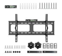 UNHO Support Murale TV, Support TV Murale pour Fixé pour Écrans Plats LED LCD Plasma 26-75 Pouces, Fixation TV Murale Ultra Mince Inclinable Charge Max 45kg - VESA 50x50-400x600mm